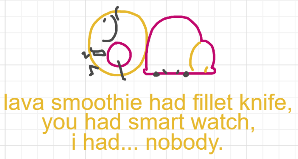 A panel from What's The Point, episode five of the Board Boards object show by Furretwalk/WalkingFurret.